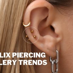 Mid Helix Piercing Jewellery Trends